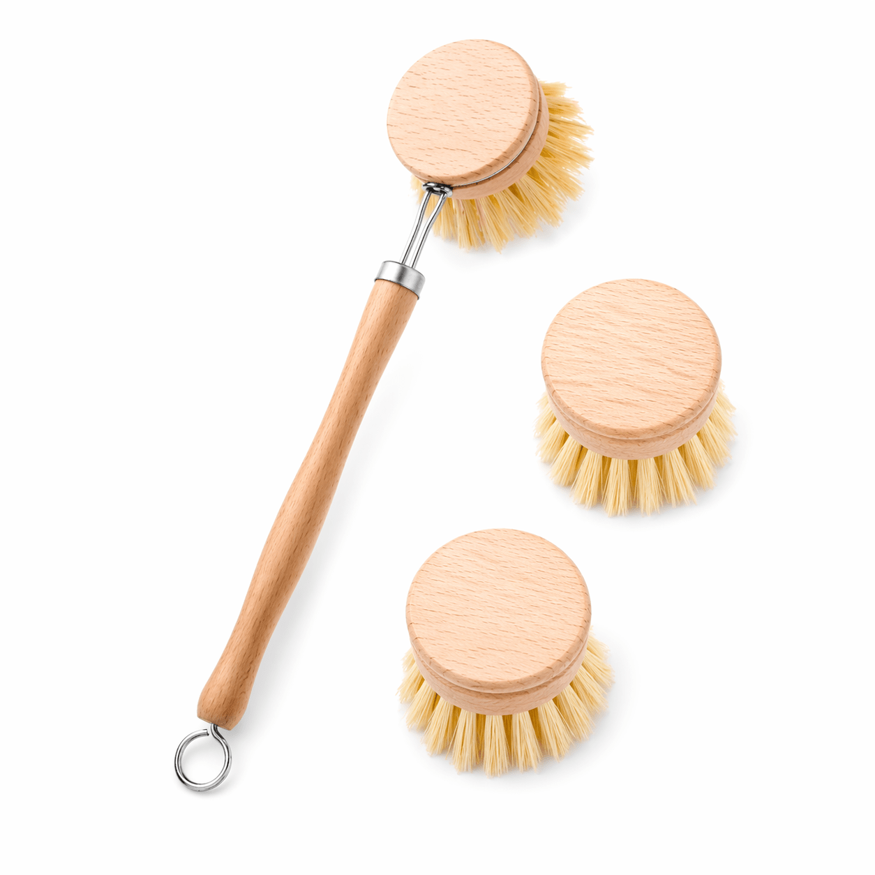 Diskborste i trä (2 huvuden) i Köksredskap – hållbart alternativ från HållbarHem. Alla rättigheter förbehållna