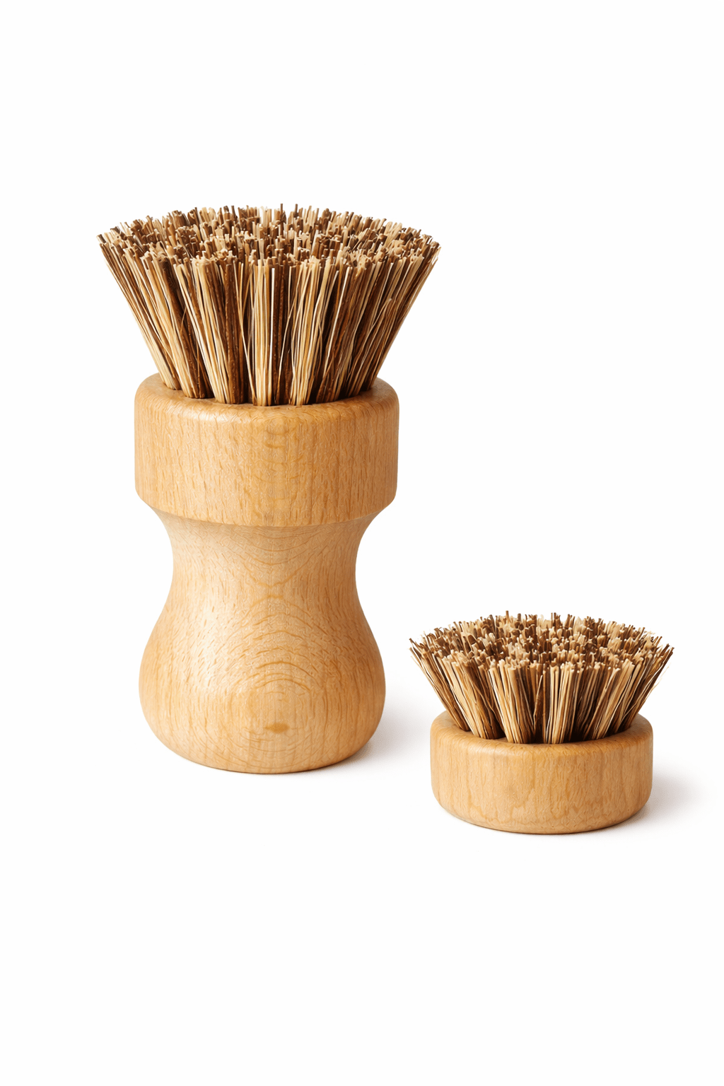 Diskborste i trä med utbytbart huvud i Köksredskap – hållbart alternativ från HållbarHem