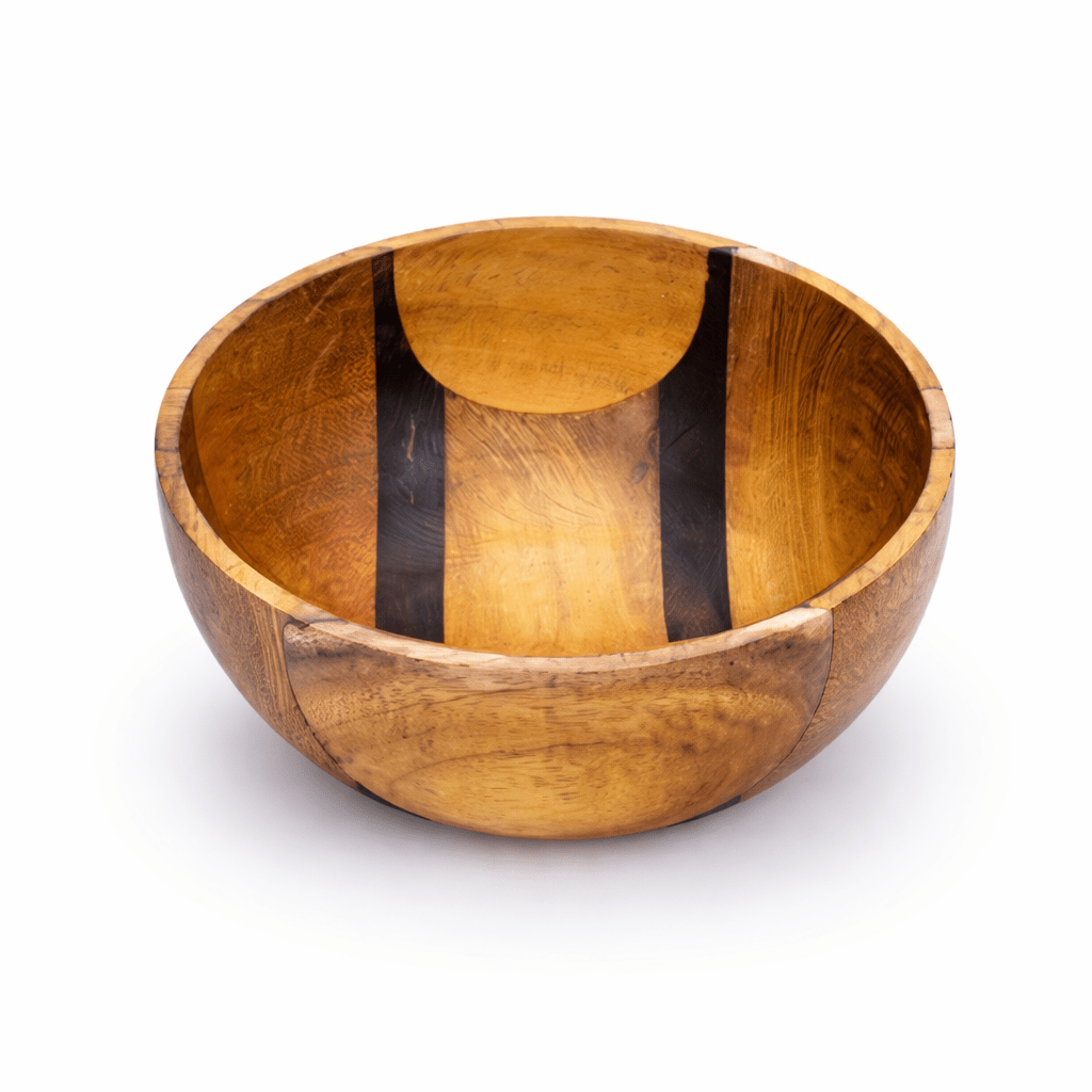 Handgjord träskål i återvunnet trä unik design i Servering – hållbart alternativ från HållbarHem
