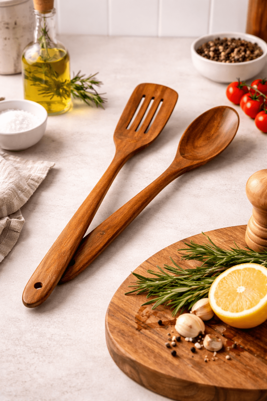 Stekspade i acaciaträ – 2 - pack i Köksredskap – hållbart alternativ från HållbarHem