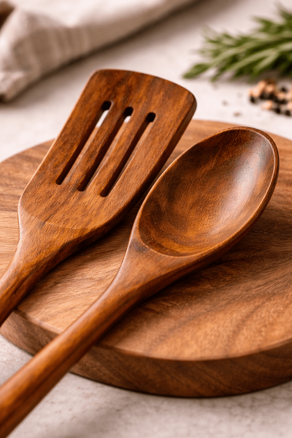 Stekspade i acaciaträ – 2 - pack i Köksredskap – hållbart alternativ från HållbarHem