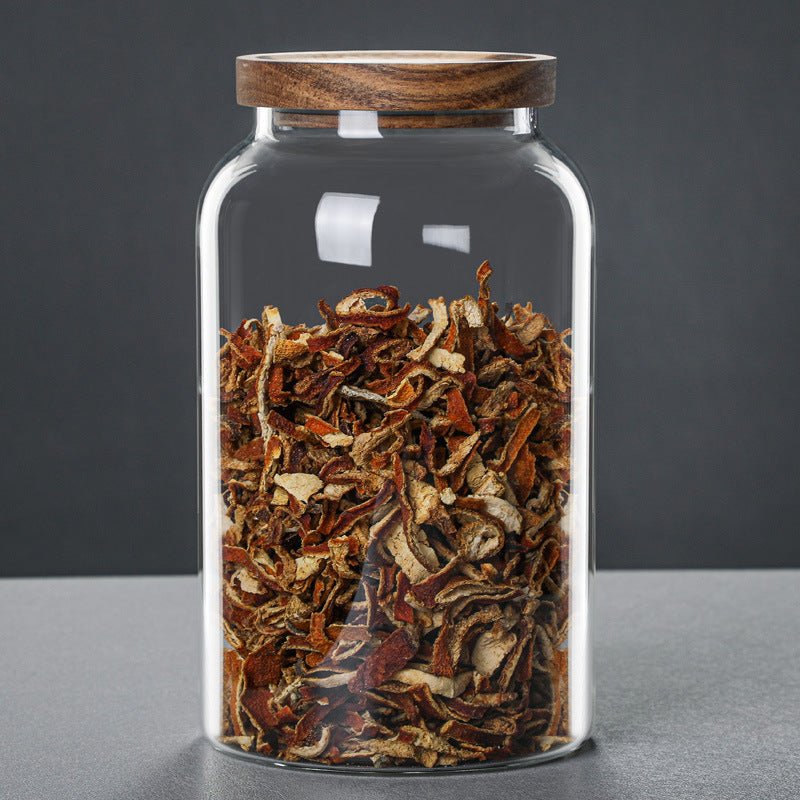 Stor glasburk med lock – stilren förvaring i flera storlekar i Förvaring – hållbart alternativ från HållbarHem