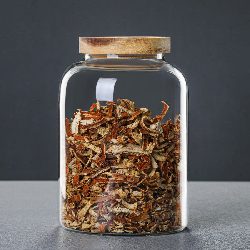 Stor glasburk med lock – stilren förvaring i flera storlekar i Förvaring – hållbart alternativ från HållbarHem